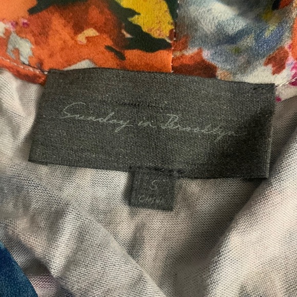 Anthropologie Sunday in Brooklyn Edria Women’s Floral Wrap Top Y2K Fairy Small - Picture 4 of 7